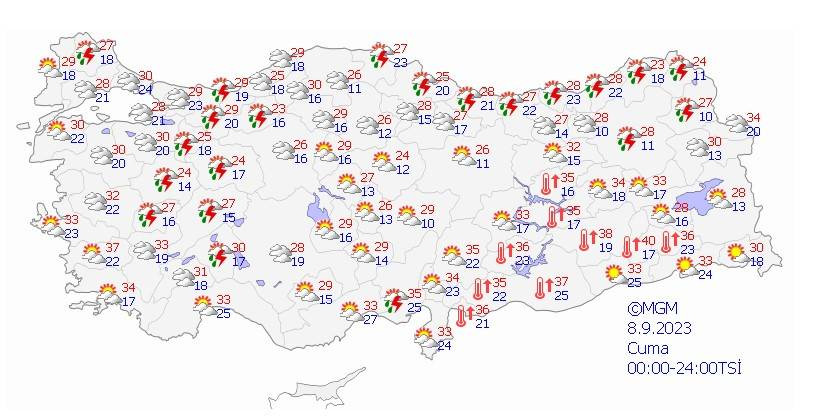 Sağanak yağış 11 ili esir alacak. Meteoroloji bölge bölge uyardı - Resim: 18